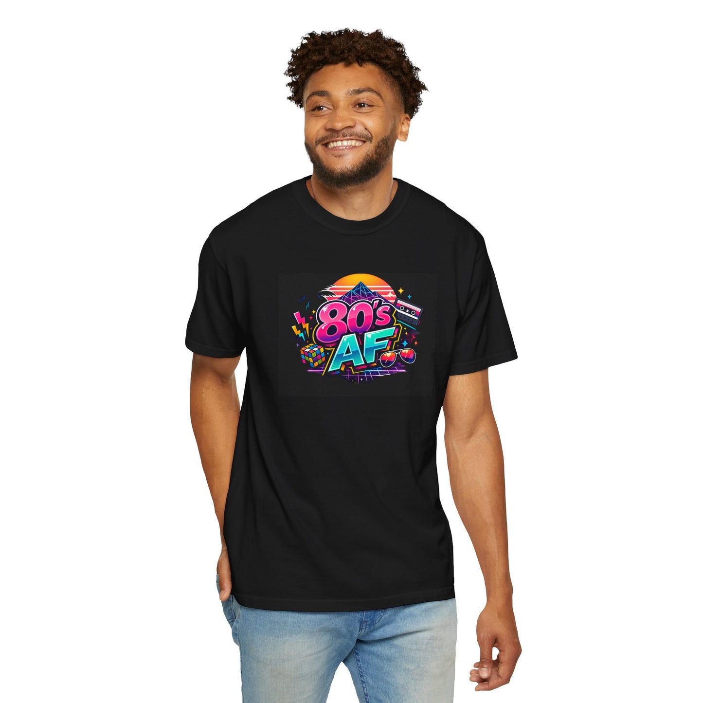 Graphic Tee - Vintage Neon 1980s Graphic Tee