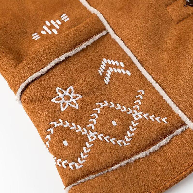 Tribal Rancher Lambs Hair Jacket - Warm, Cozy, & Stylish Cowgirl Outerwear