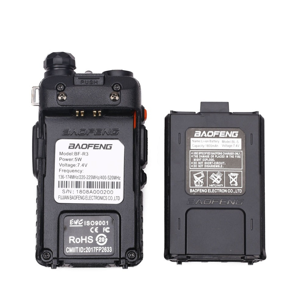 BaoFeng BF-UV5R Tri-Band Walkie Talkie