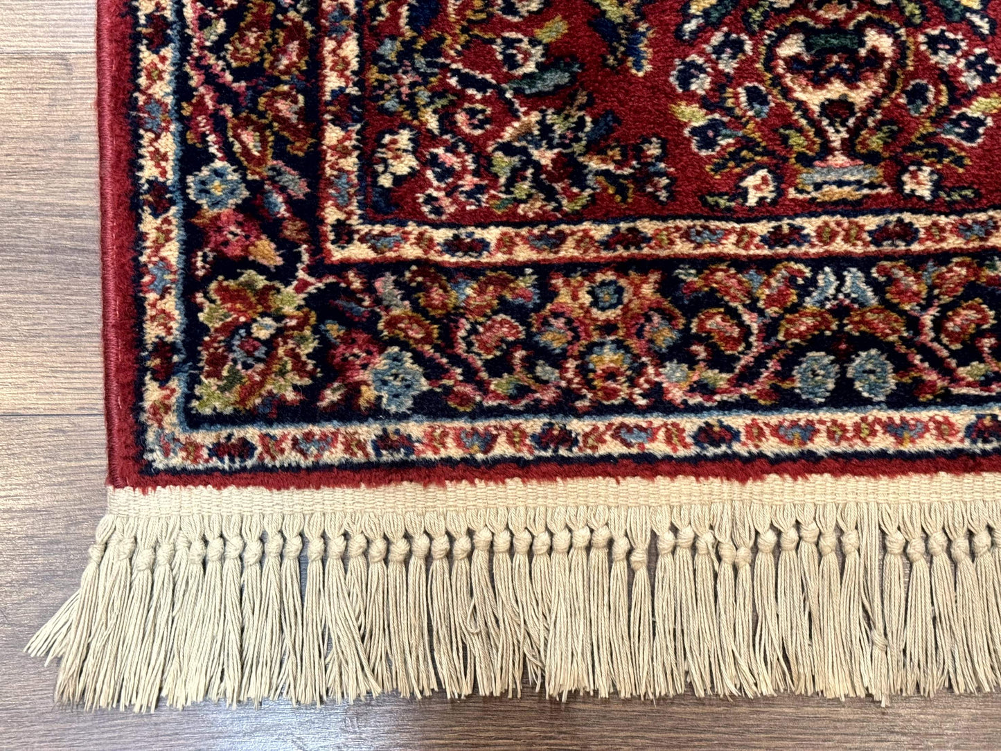 Karastan Runner Rug 2.6 x 8.6, Red Sarouk #785, Original 700 Series, Wool, Rare