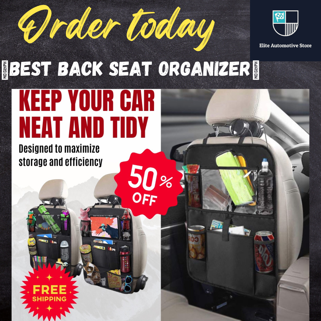 Car Back Seat Organizer - Shoponestop.store