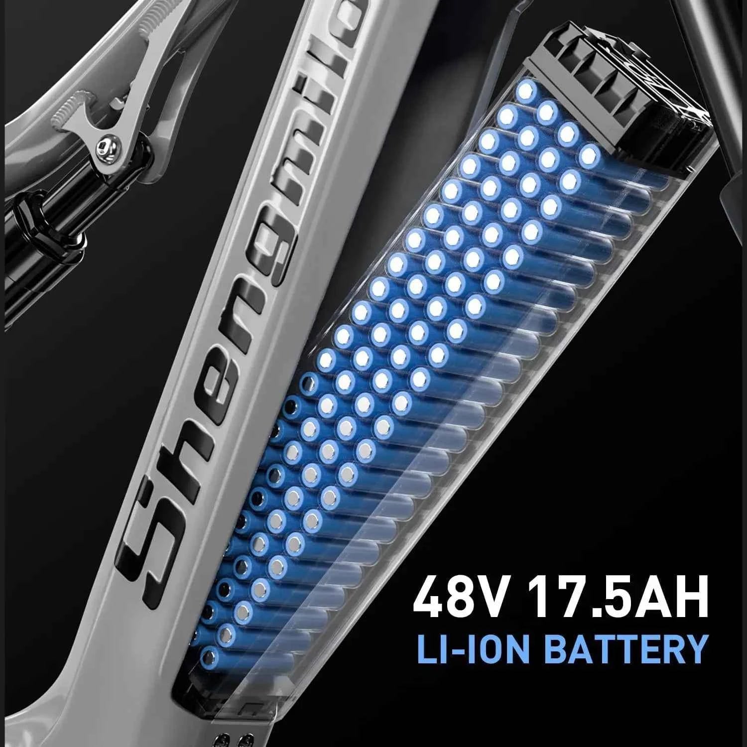 26-Inch 2000W Dual Motor Electric Mountain Bike