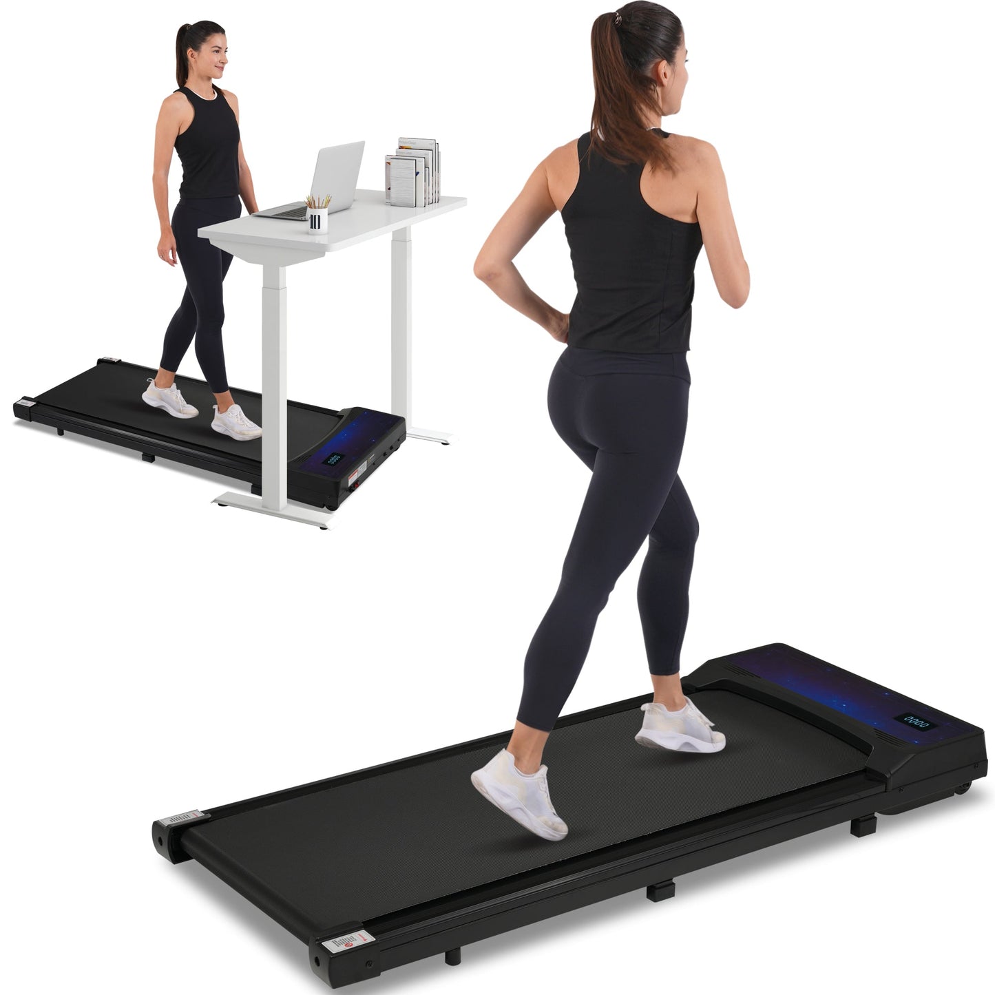New 8.10 Walking Pad Under Home Desktop Treadmill -2.5HP