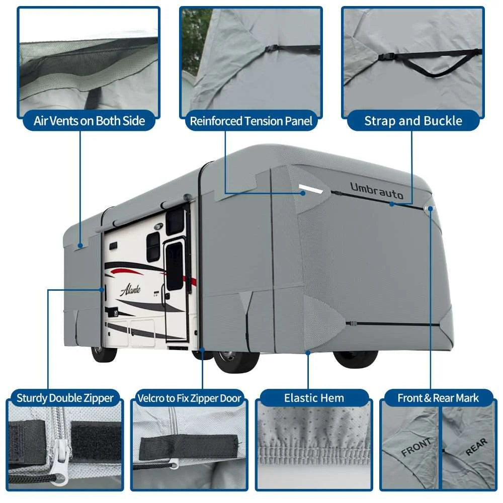 Umbrauto Class A RV Cover Upgraded Heavy Duty