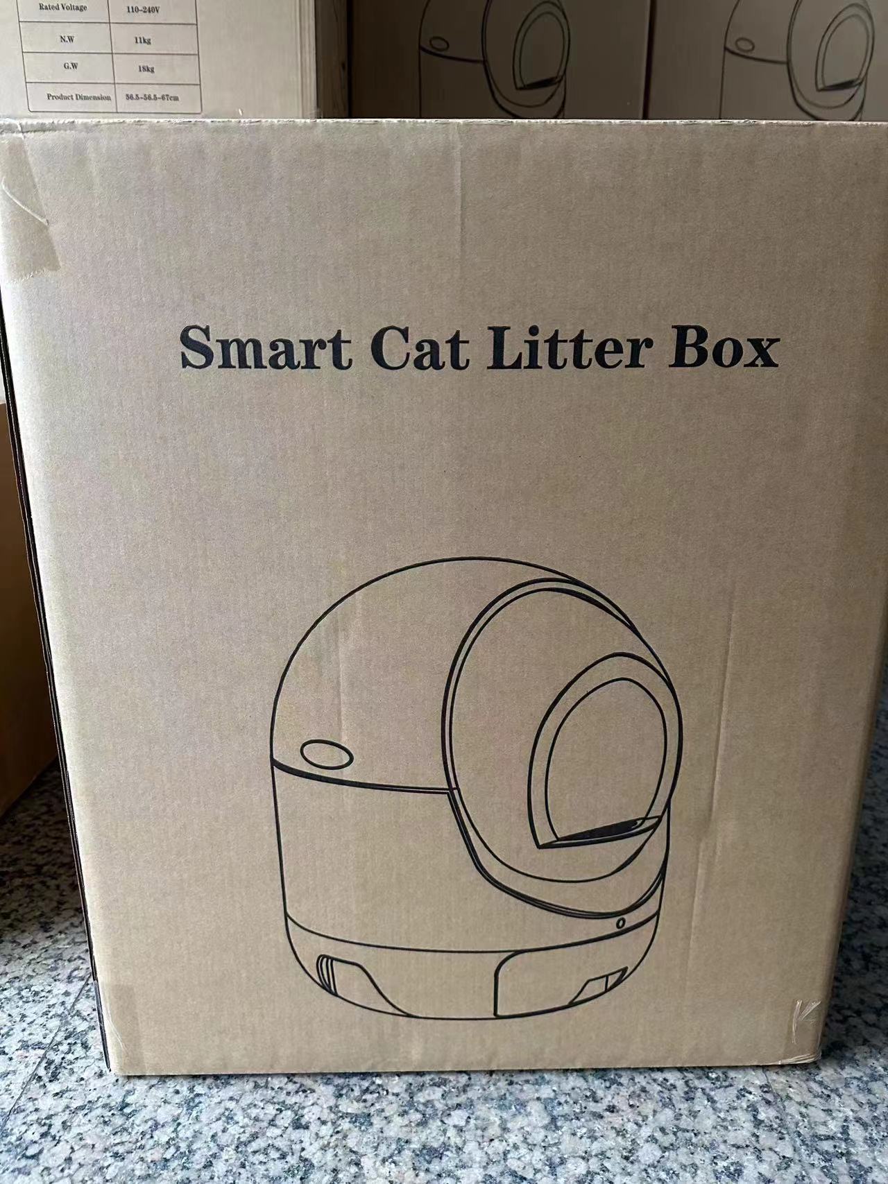 Intelligent cat litter box, automatically eliminates odors, application control