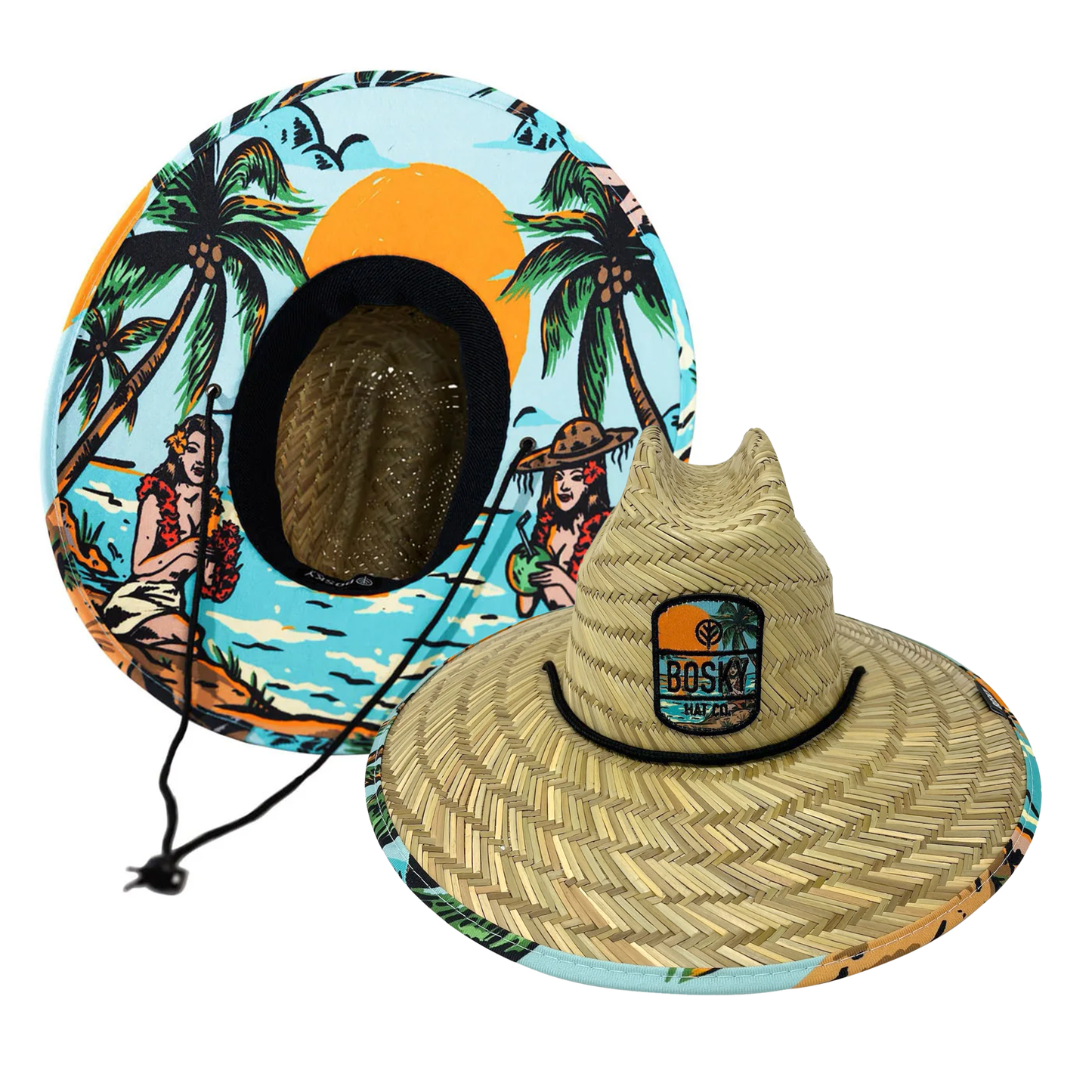 Aloha! Hawaiian Hula Beach Straw Hat - Shoponestop.store