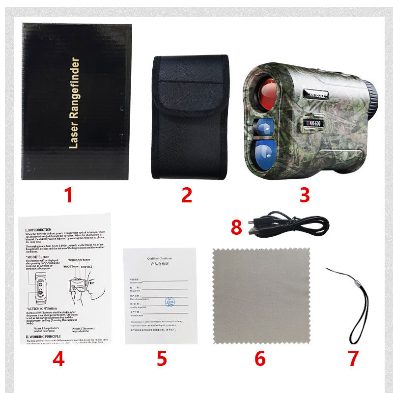 ARTBULL Camouflage Golf Rangefinder Hunting Edition Rechargeable