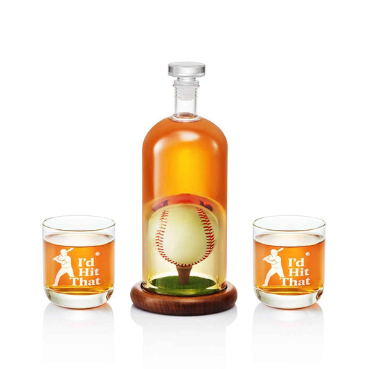 Baseball Decanter Set - Perfect Gift for Fans