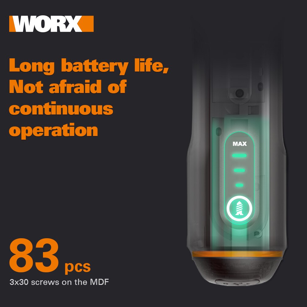 Worx 4V Mini Electrical Screwdriver Set