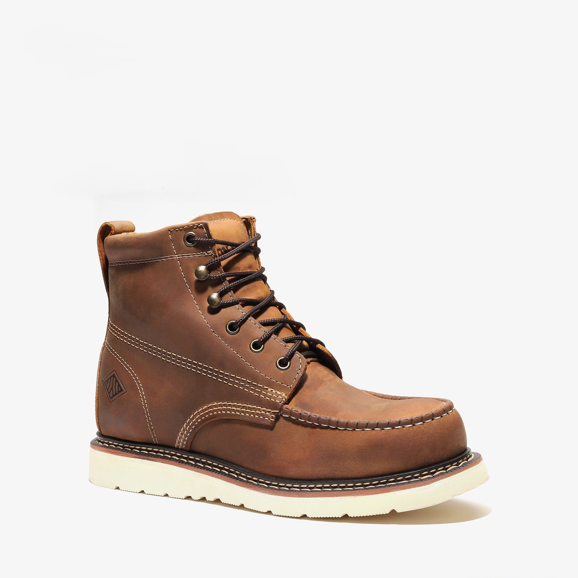 FRONTIER CLASSIC 6" MOC TOE (STEEL TOE) CRAZY BROWN