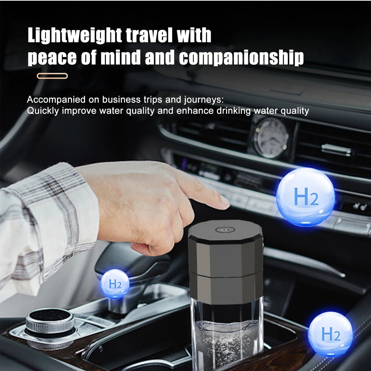 H60  6000PPB  Intelligent Hydrogen Rich Water Cup Portable