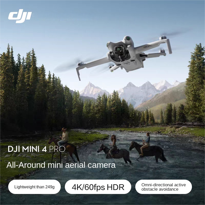 DJI Mini 4 Pro, an all-in-one mini aerial camera from DJI, is an entry-level drone