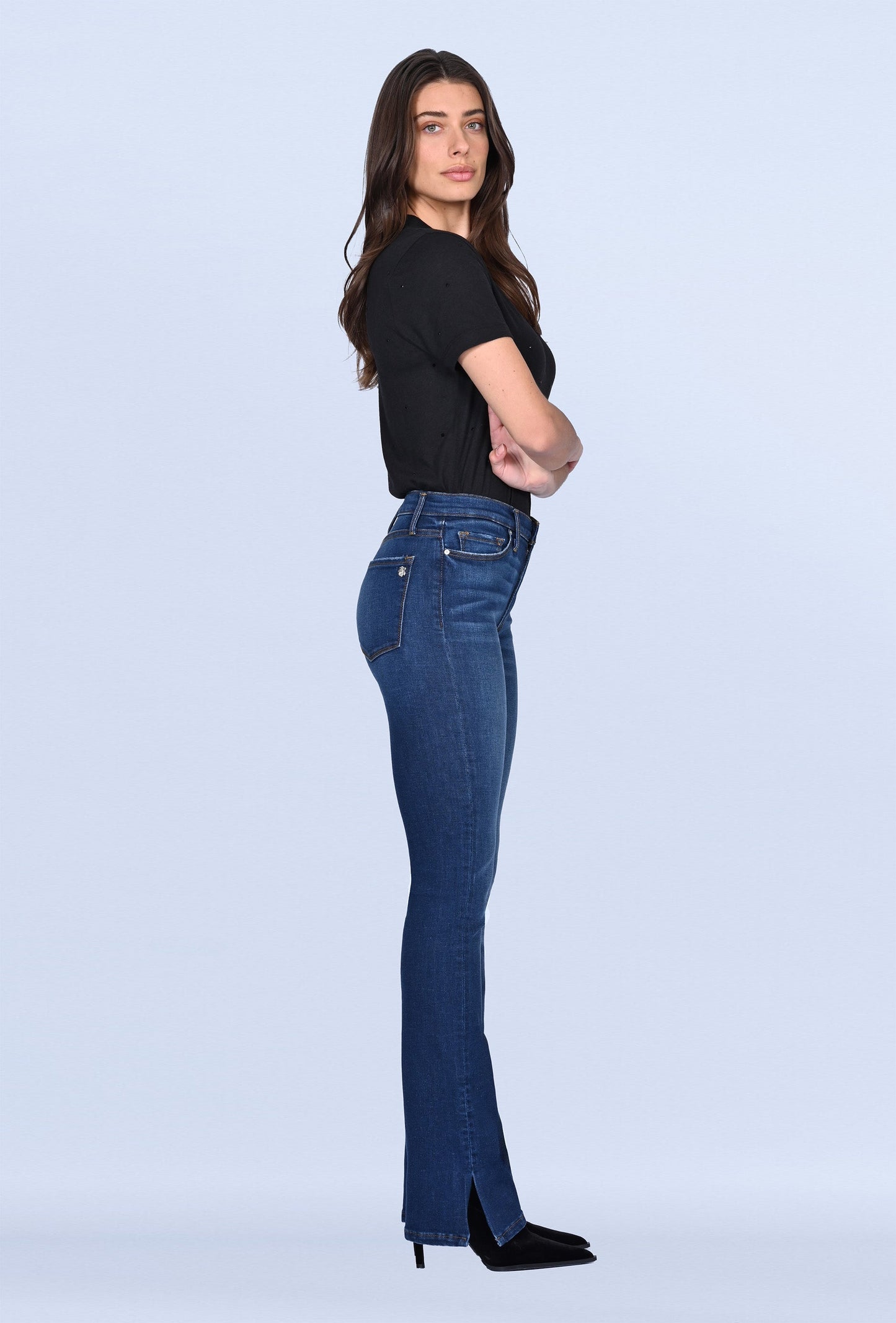 Talissa High Waisted Slice Heel - Make It Rain