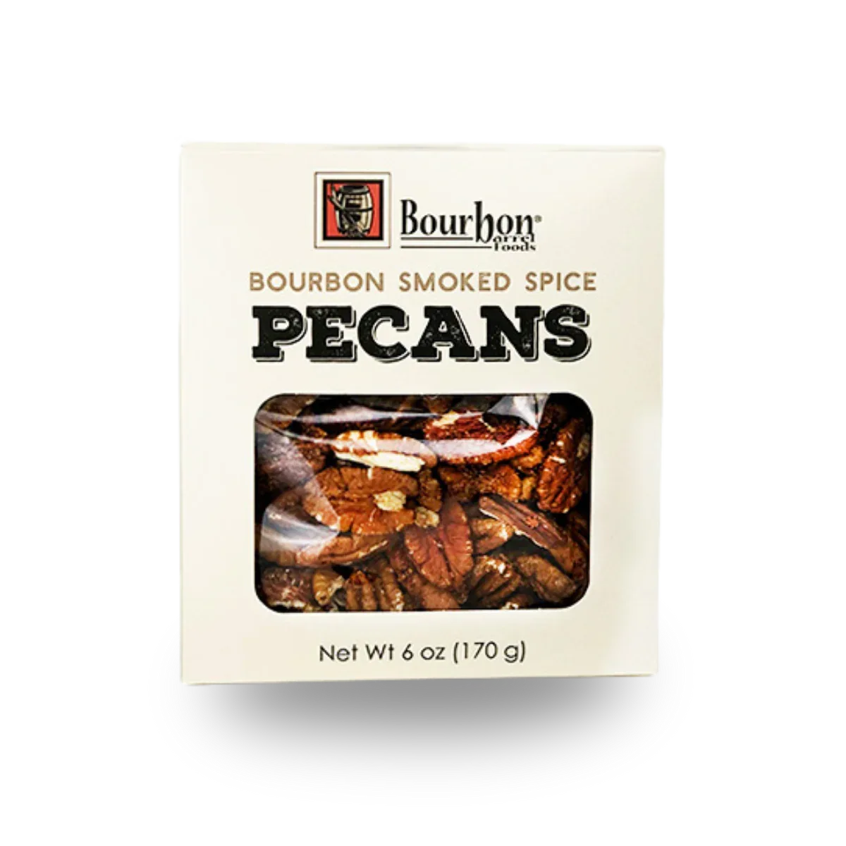 BourbonBarrelFoodsBourbonSmokedSpicePecans-6ozBox - shoponestop.store