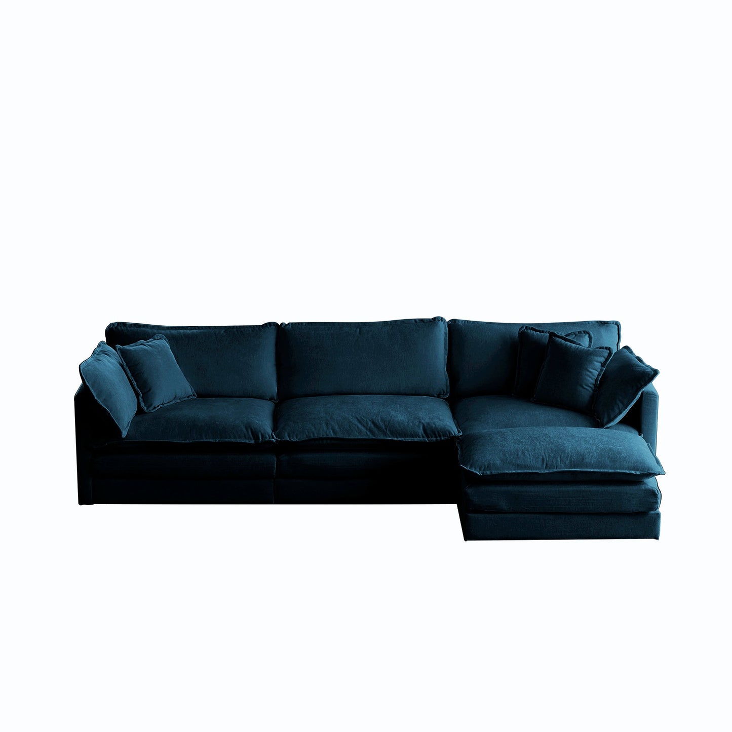 Free Combination Comfy Upholstery Modular Oversized L Shaped Sectional Sofa