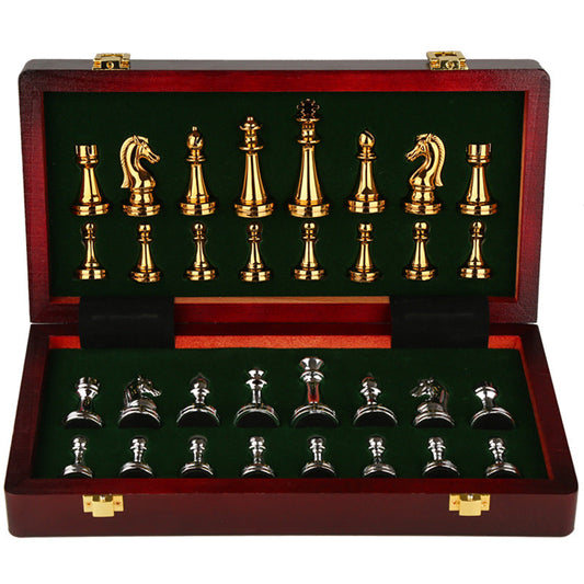 International Chess High End Gift Box Metal Chess Pieces