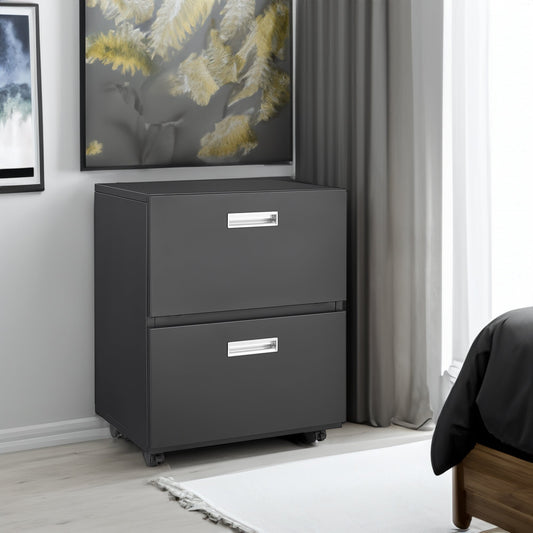 Office furniture Copier Cabinet black 2 door steel copier stand