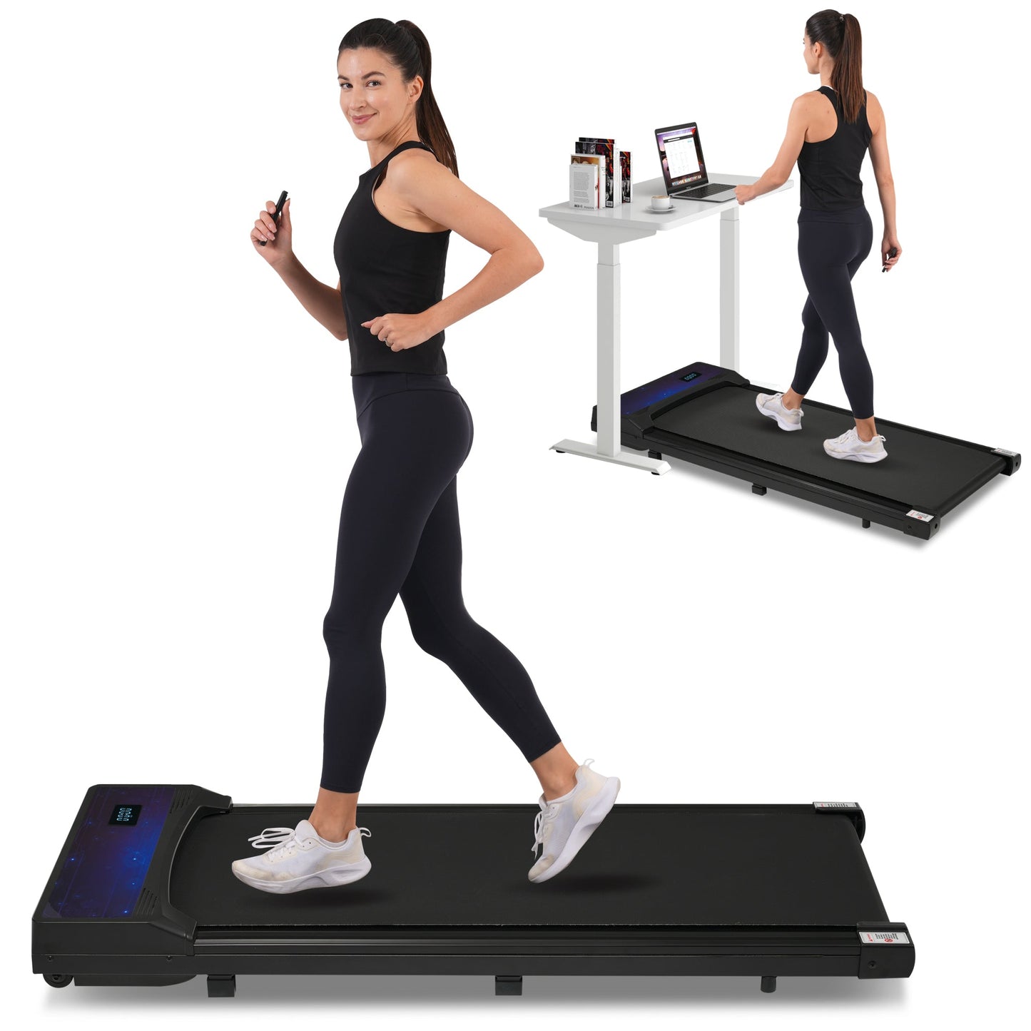 New 8.10 Walking Pad Under Home Desktop Treadmill -2.5HP