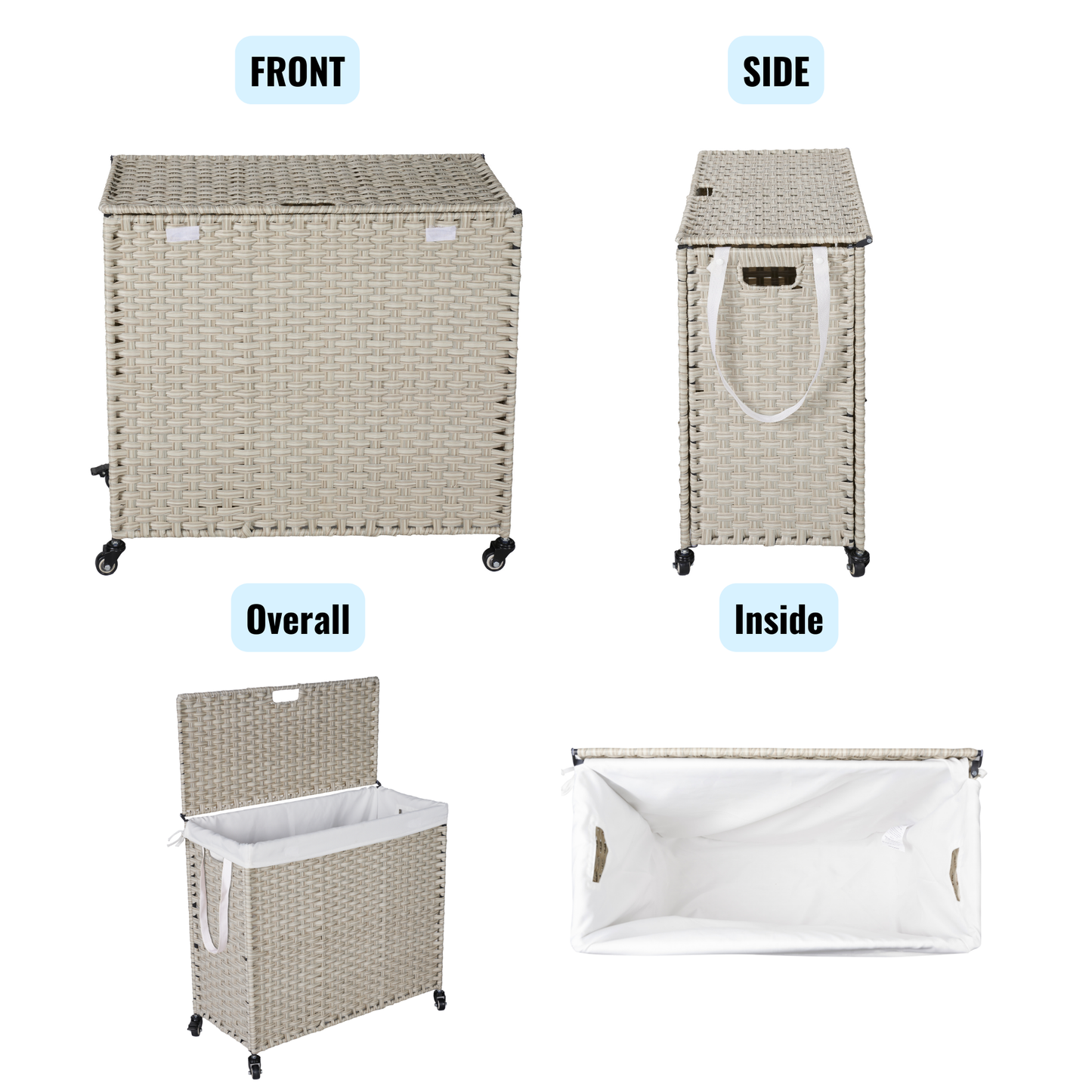 Laundry Hamper with Lid