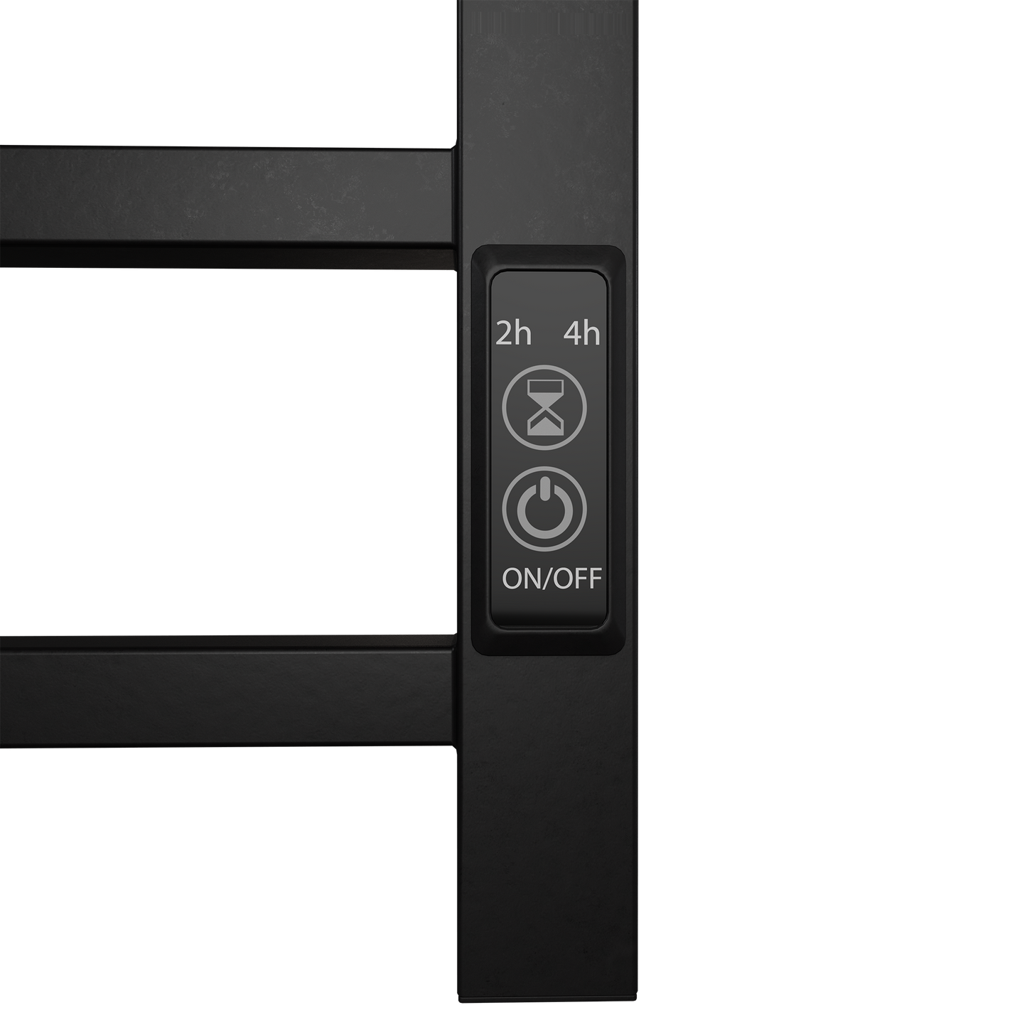 Towel Warmer 6 Bar Electric Heated Towel Rack Wall Mount Plug-in