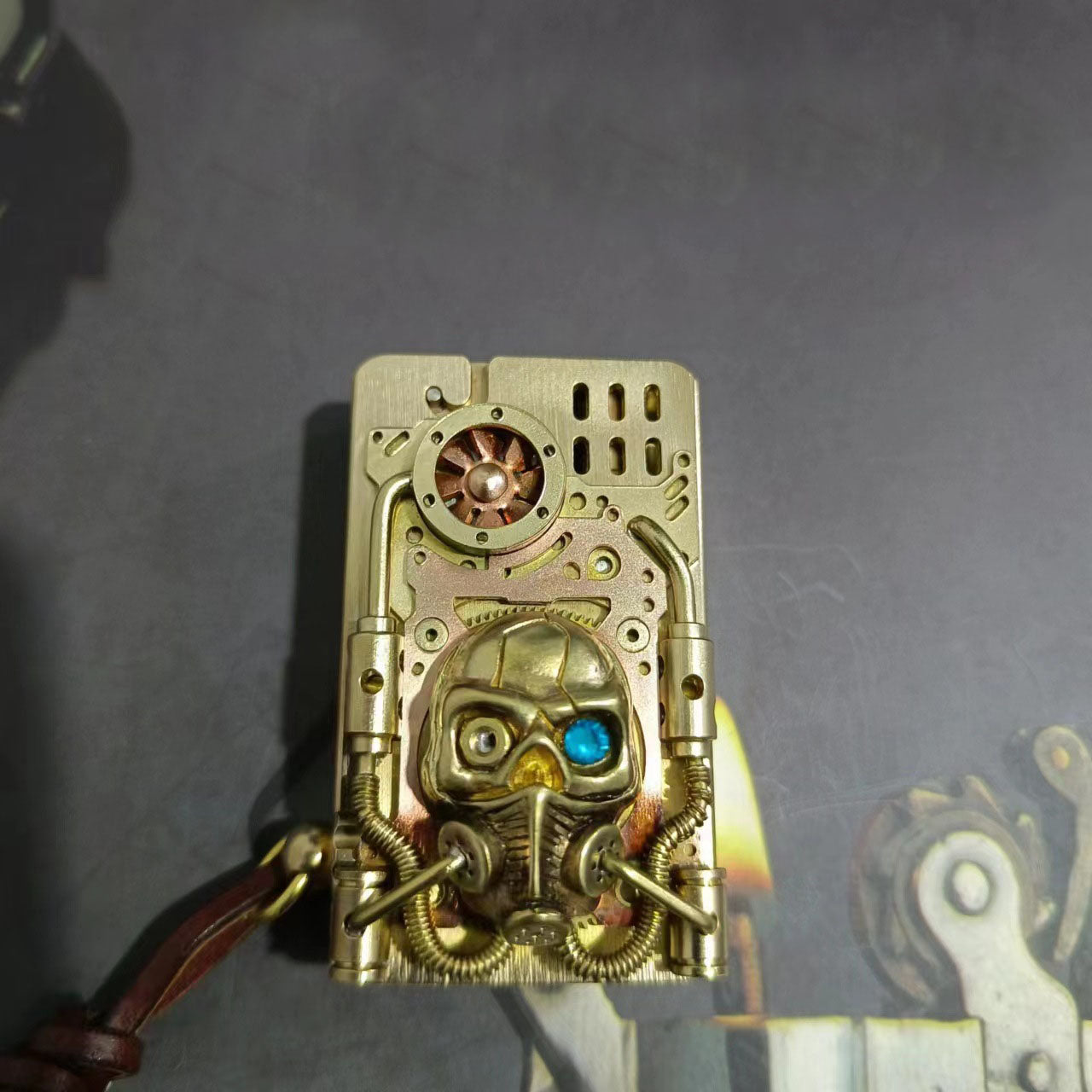 Mechanical armor catapult ignition kerosene lighter