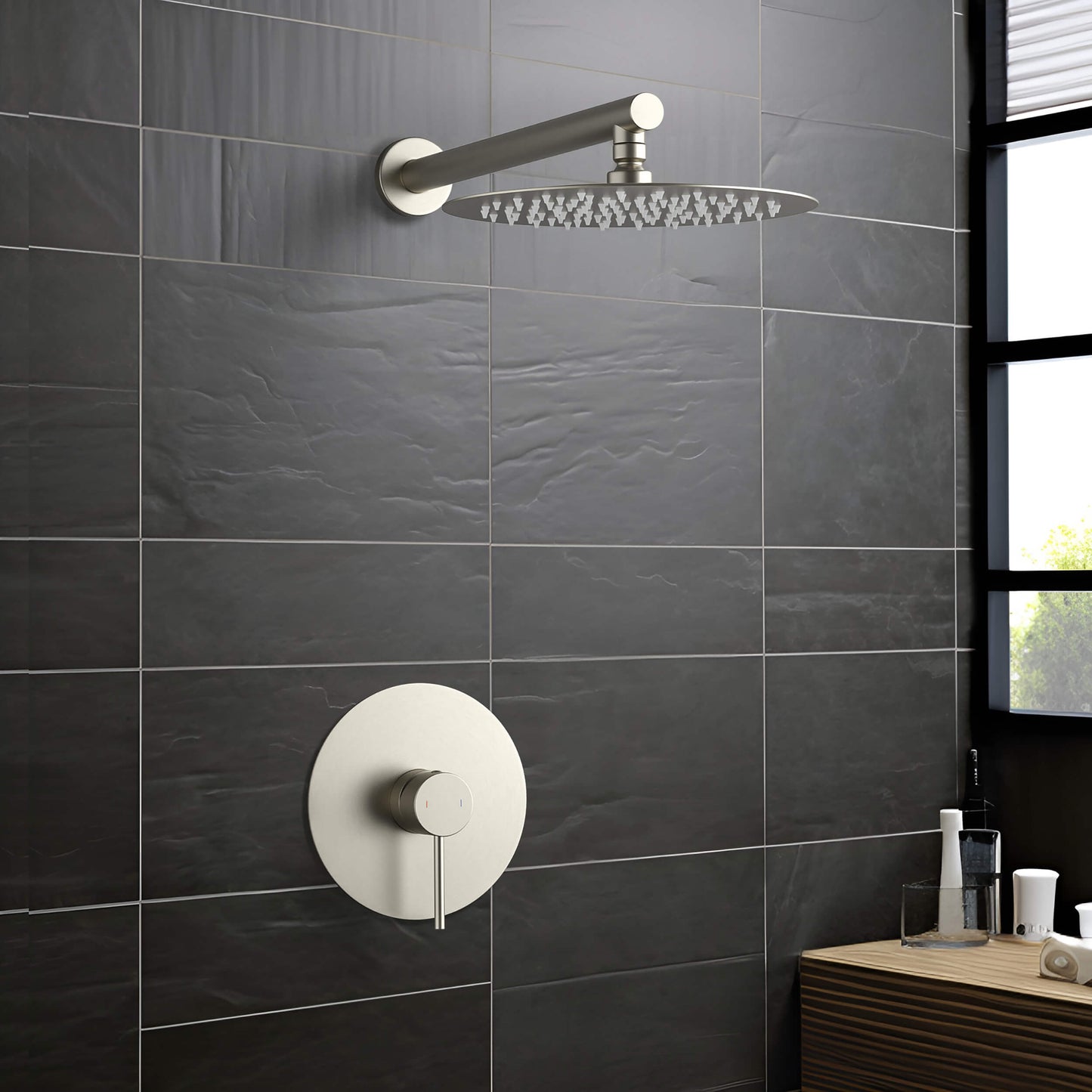 Halo Pressure Balanced Single Function Shower System with Rough-In Valve