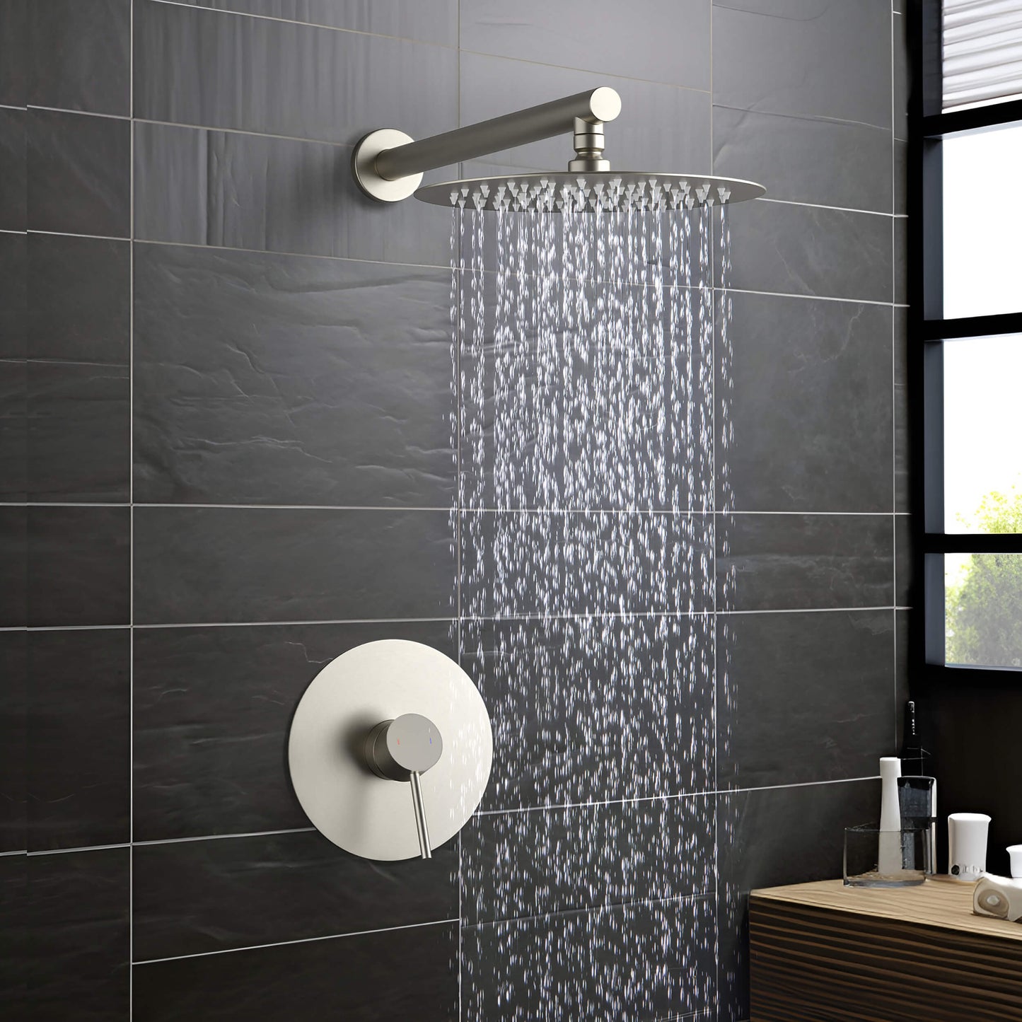 Halo Pressure Balanced Single Function Shower System with Rough-In Valve