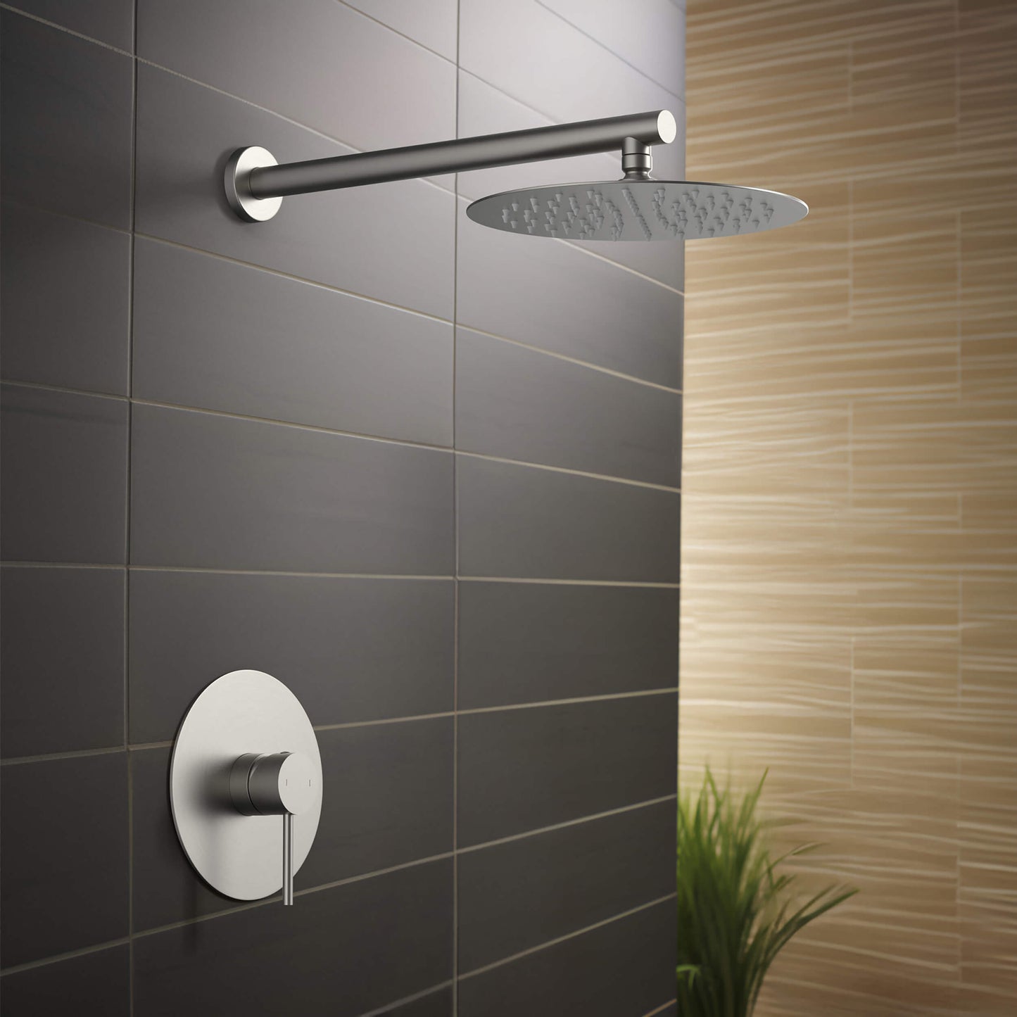 Halo Pressure Balanced Single Function Shower System with Rough-In Valve