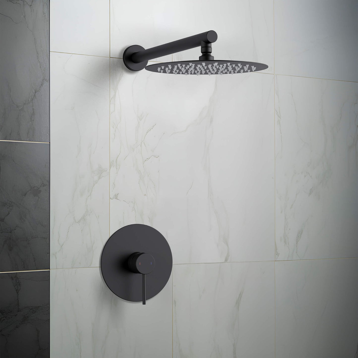 Halo Pressure Balanced Single Function Shower System with Rough-In Valve