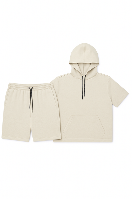 Men’s Core Short Sleeve Hoodie & Shorts Set - Shoponestop.store