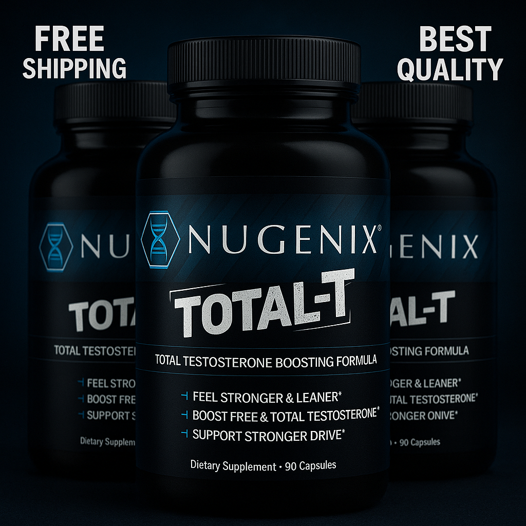 Nugenix Total-T - Free & Total Testosterone Booster - 90 Count (Three Pack) - Boosts Lean Muscle Mass &amp; Male Vitality