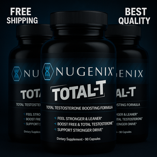 Nugenix Total-T - Free & Total Testosterone Booster - 90 Count (Three Pack) - Boosts Lean Muscle Mass &amp; Male Vitality