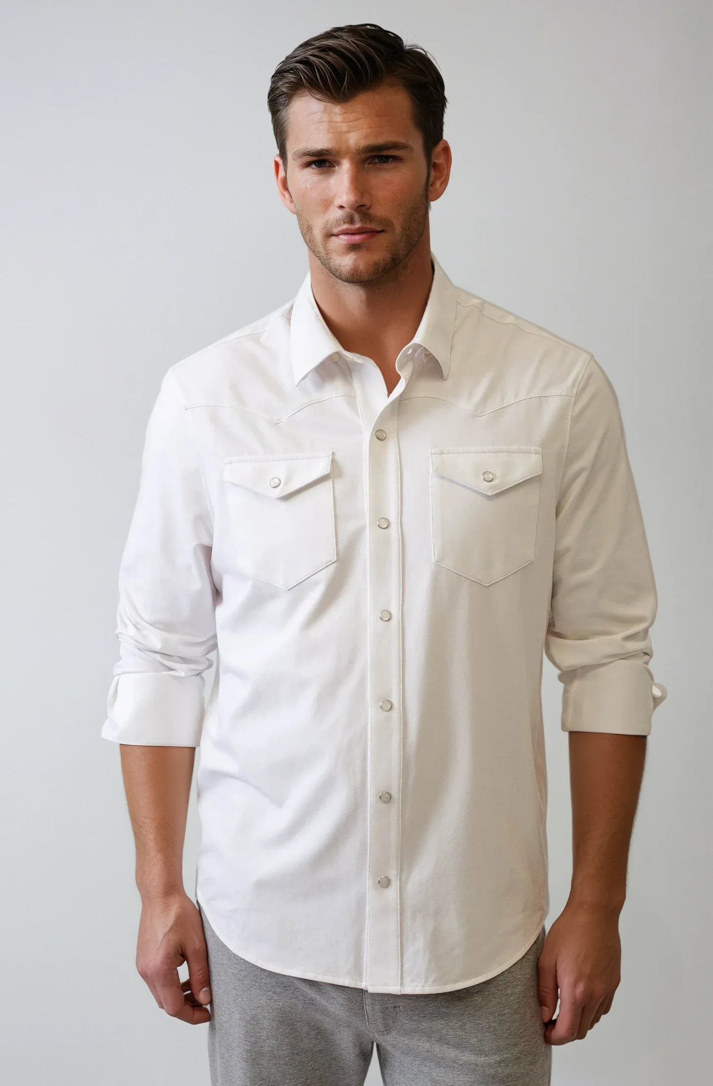 Cinqo_Western_Long_Sleeve_Tech_Shirt_in_White - shoponestop.store