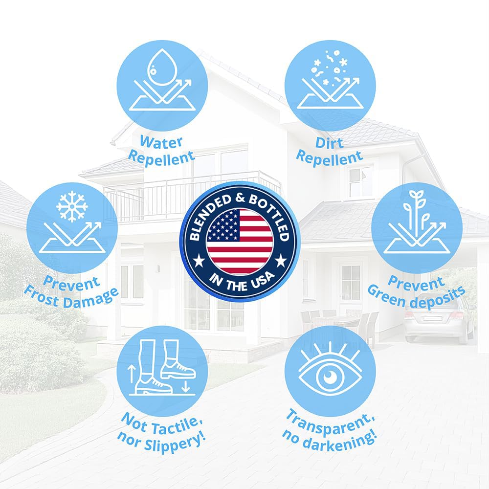 Concentrate equals 3 GAL Concrete Driveway Patio Sealer Nanoprotect - 32oz for up to 600-1200 sqft