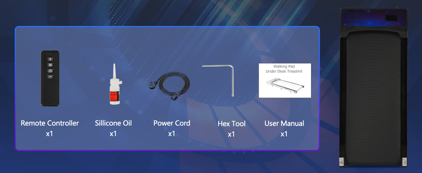 New 8.10 Walking Pad Under Home Desktop Treadmill -2.5HP
