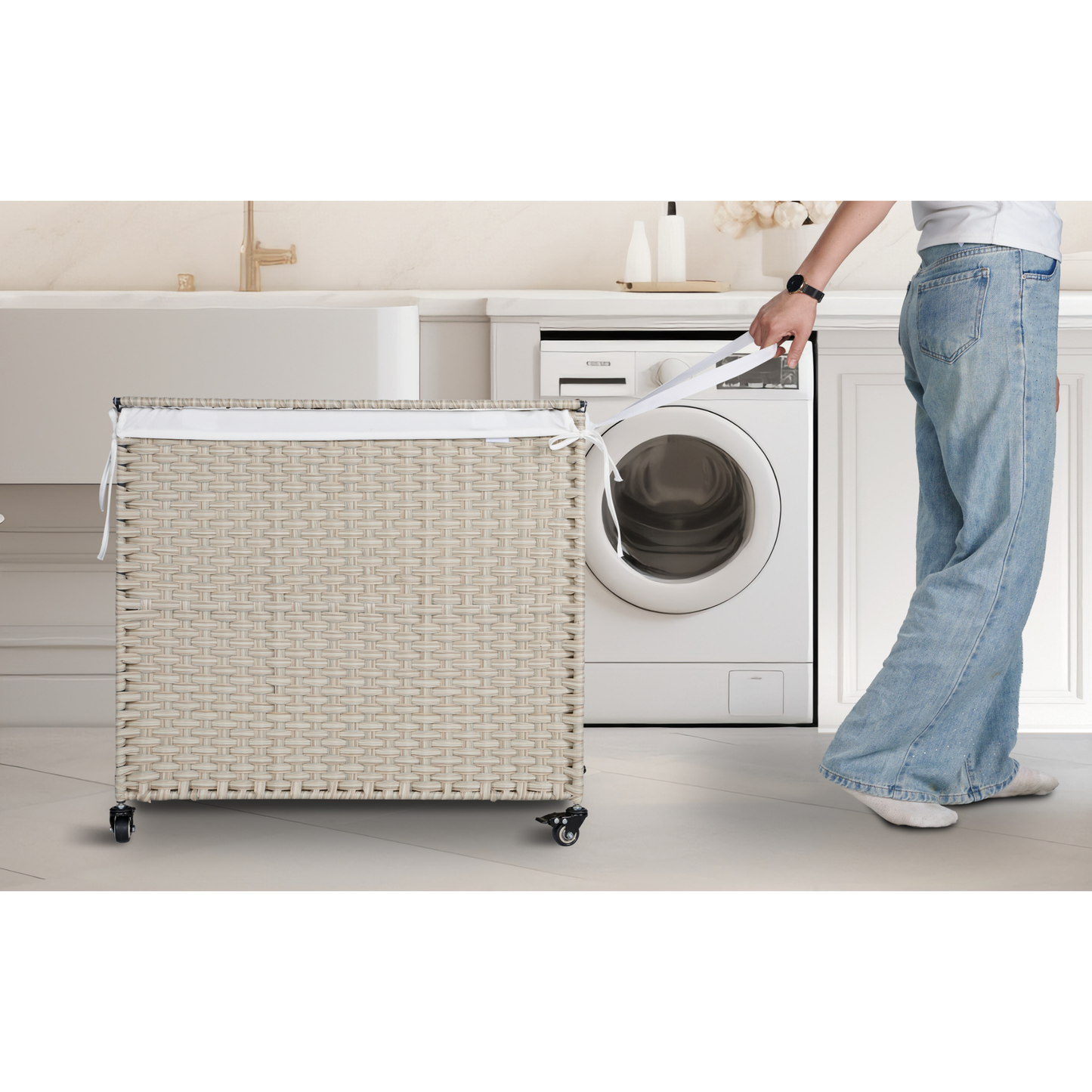 Laundry Hamper with Lid
