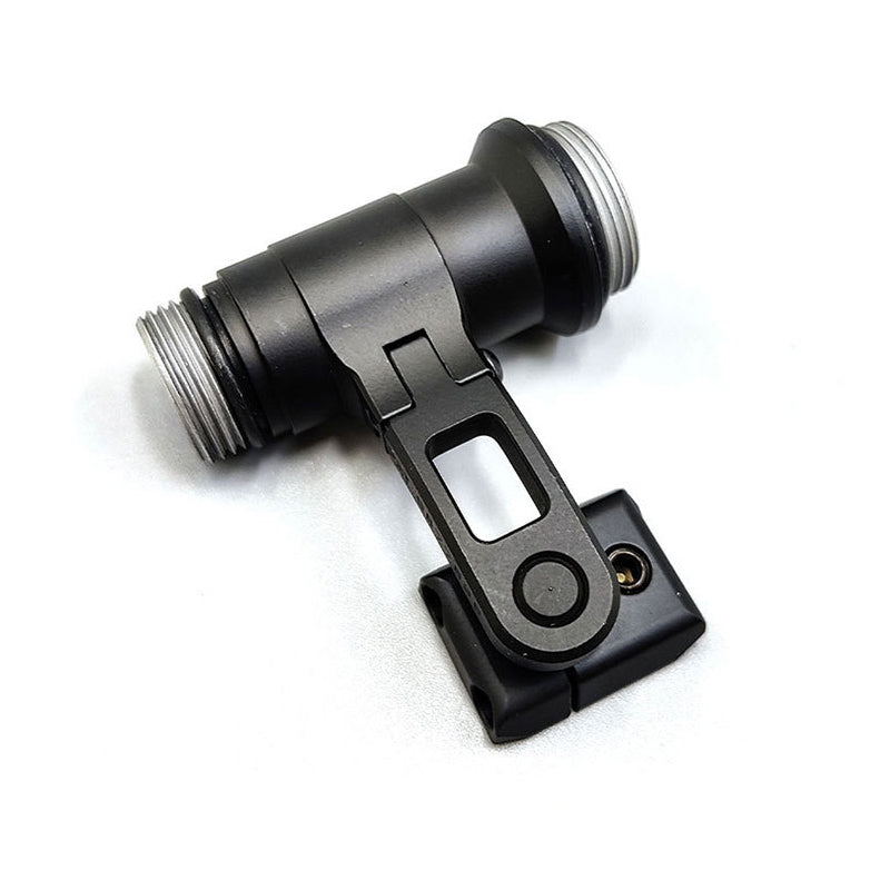 New SS M-AX tactical helmet headlamp stand. Rotating base for night vision flashlights