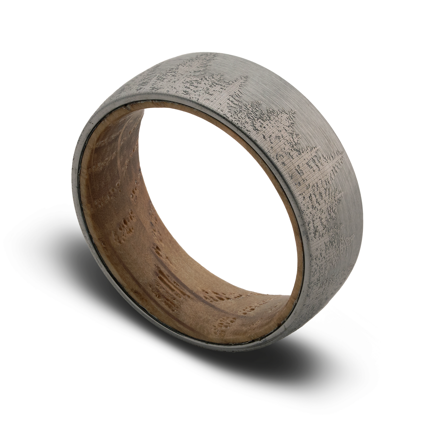 Outdoorsman: The Ultimate Tungsten Carbide & Wood Wedding Band