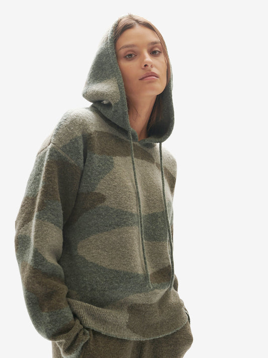 CHALET HOODIE - Green Camo