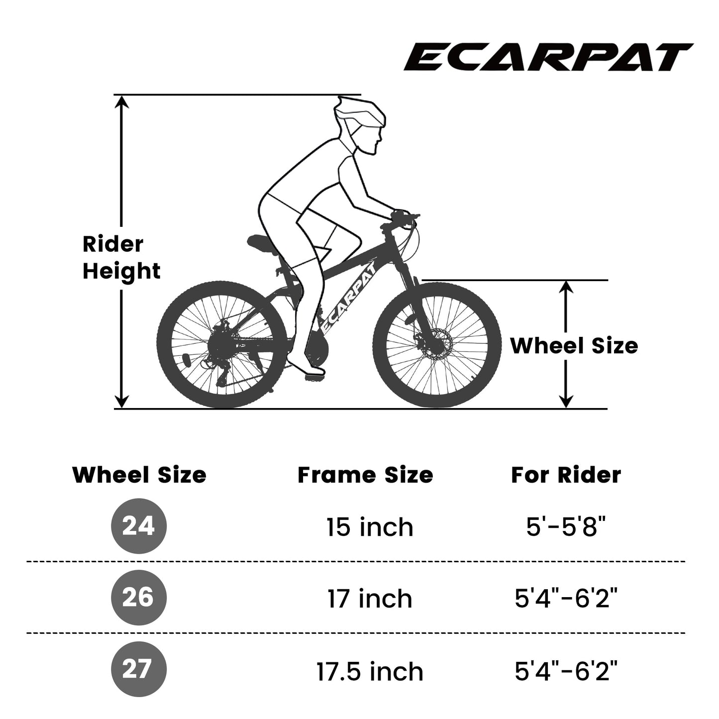 A2660 Ecarpat Mountain Bike 26-inch