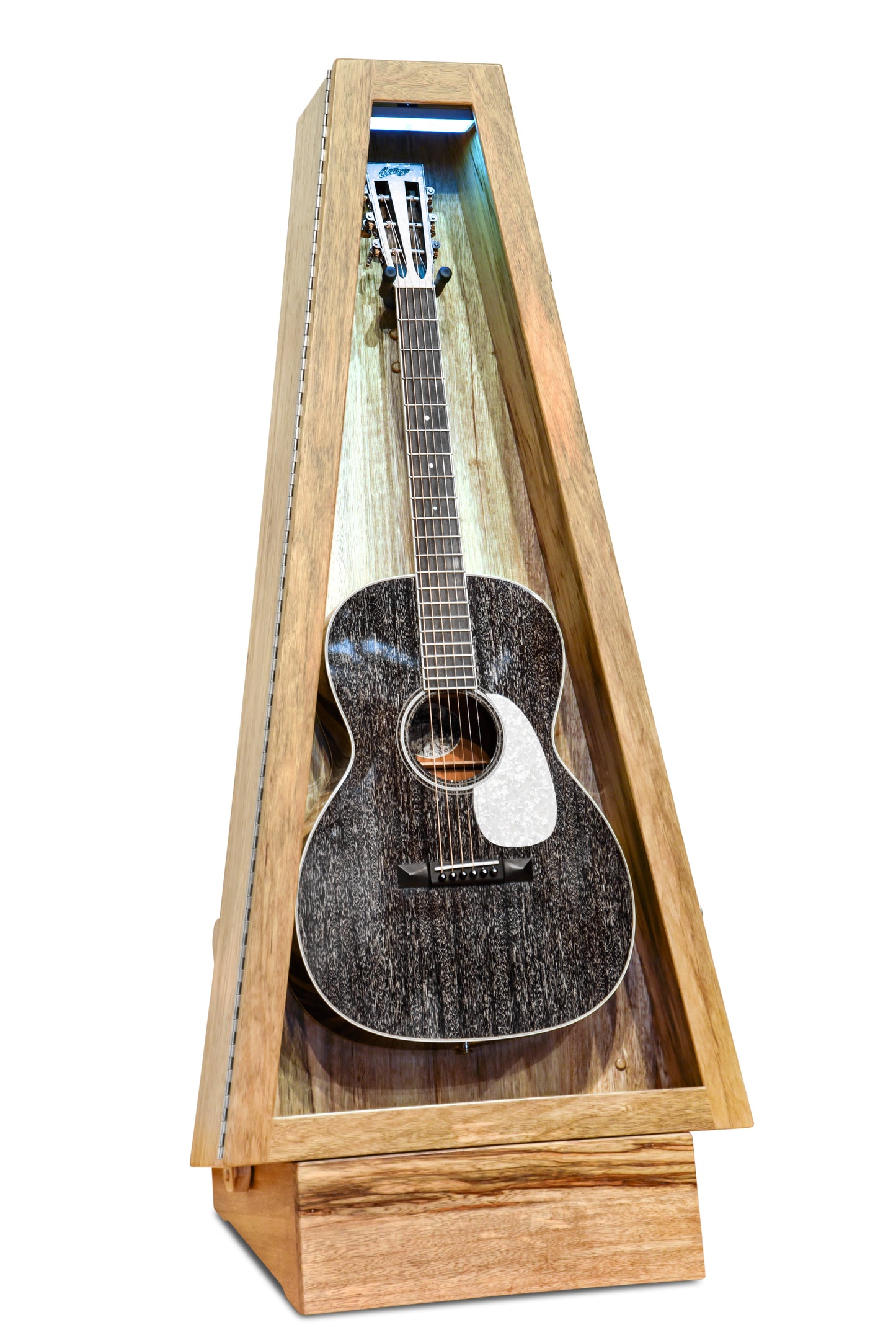 ClimaStand Triangle Humidor with Base - Black Limba