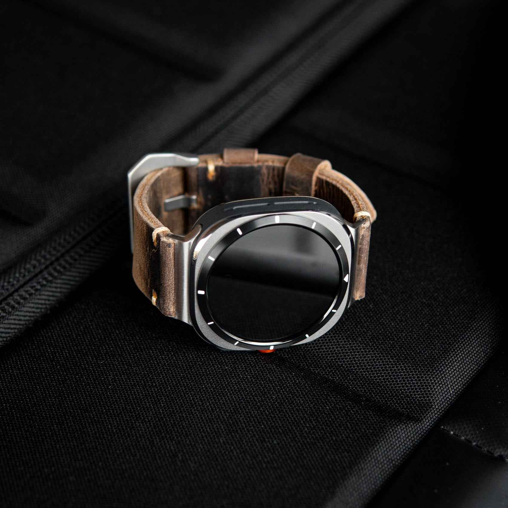 Leather Strap R01 for Samsung Galaxy Watch Ultra