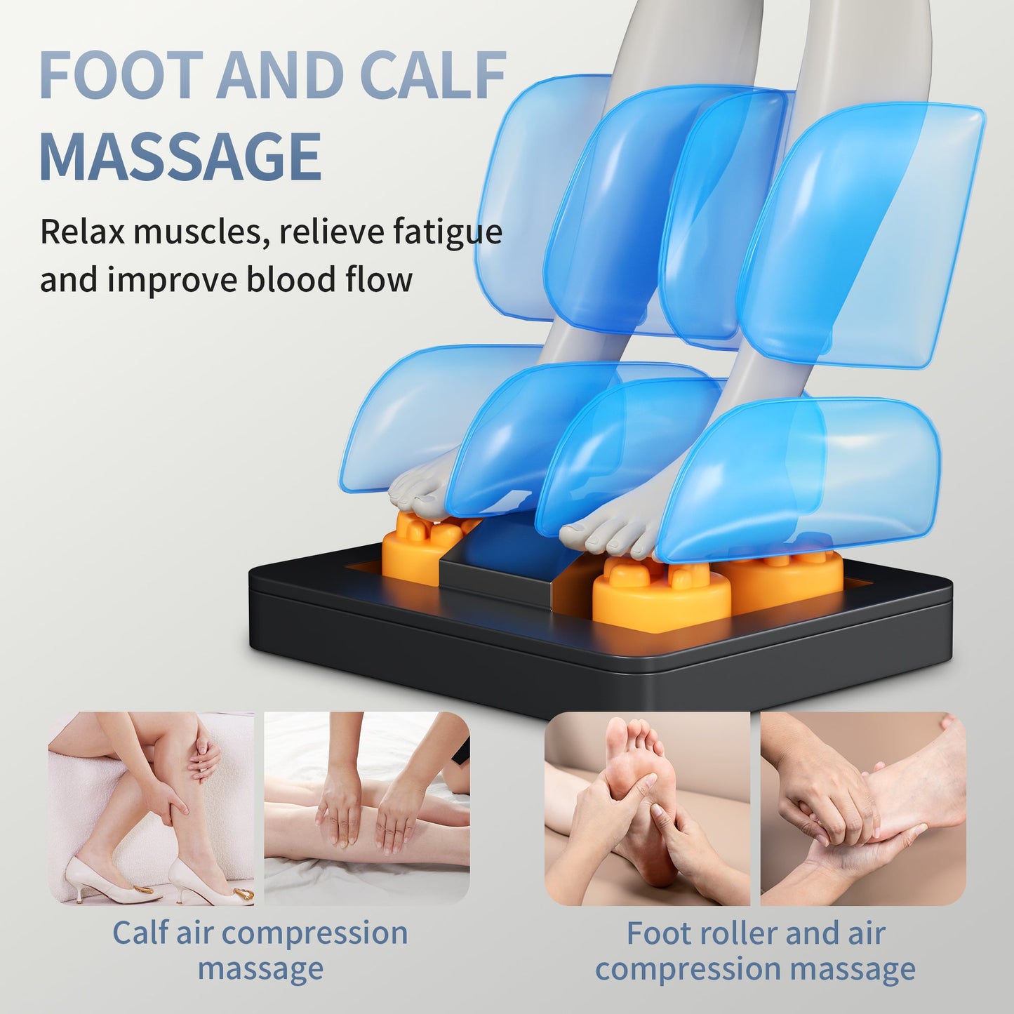 Full body deep tissue massage chair