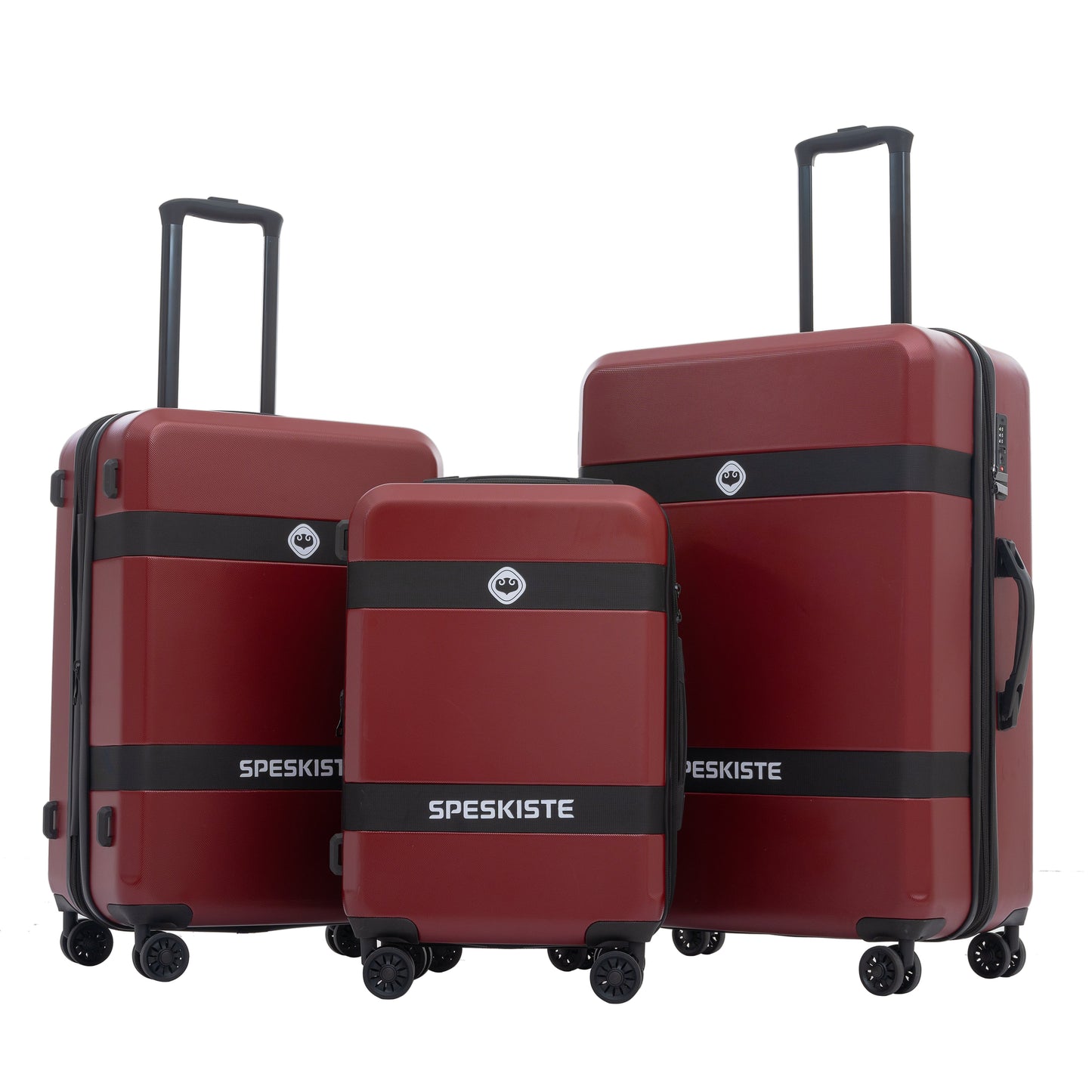 Luggage Sets New Model Expandable ABS+PC 3 Piece Sets with Spinner Wheels