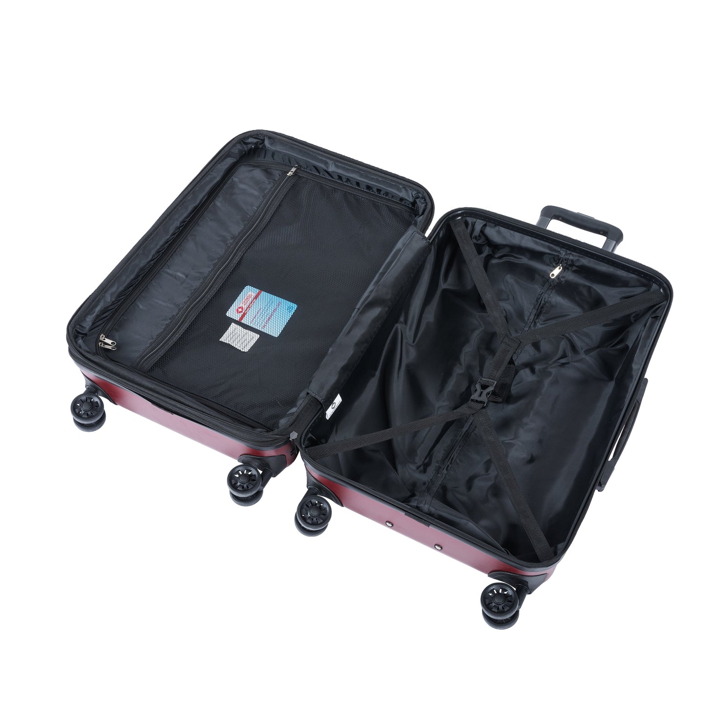 Luggage Sets New Model Expandable ABS+PC 3 Piece Sets with Spinner Wheels