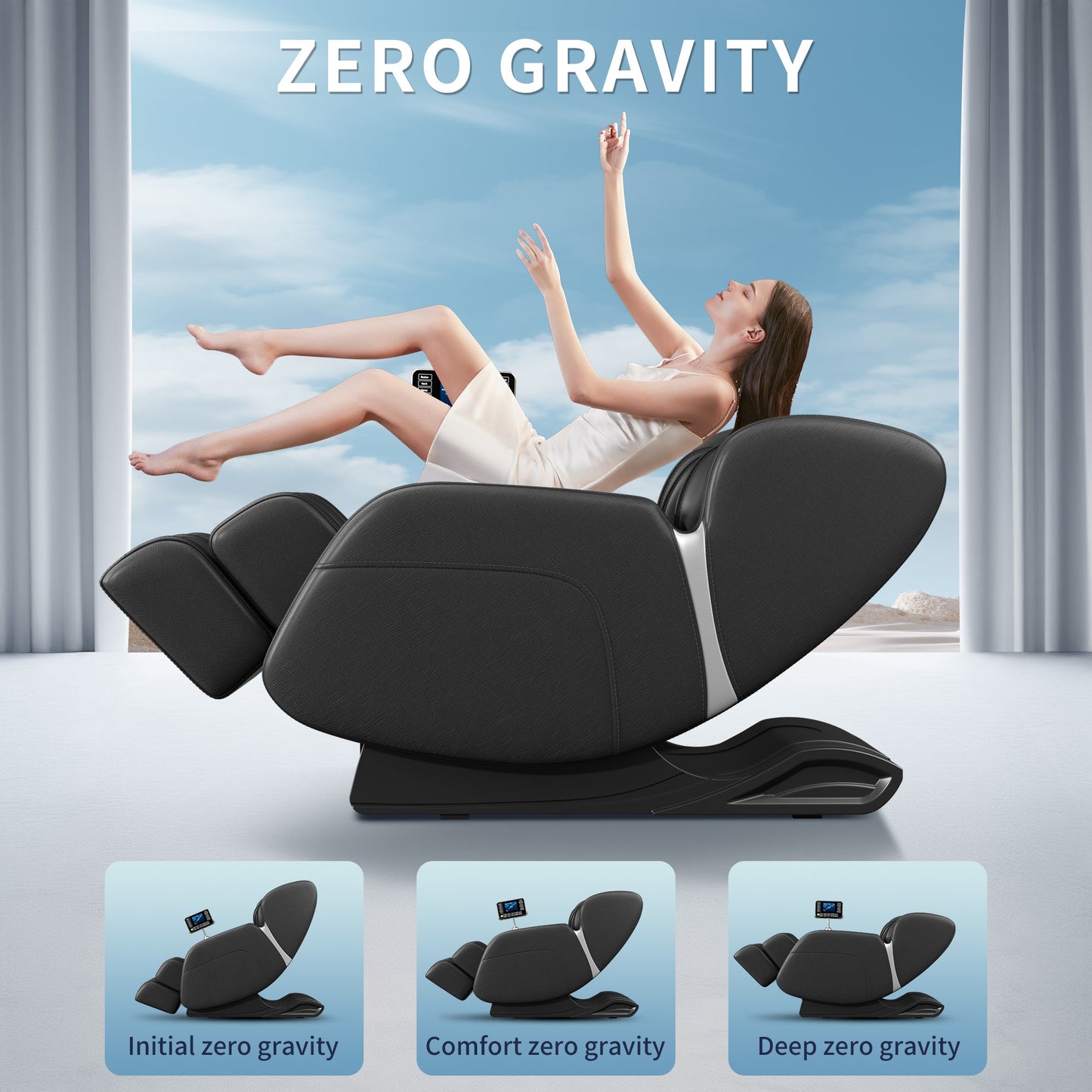 Full body deep tissue massage chair