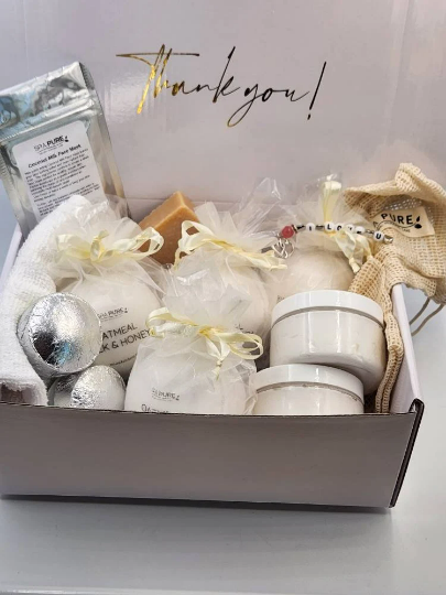 Spa Gift Box | Relaxation Spa Set | Unwind Spa Gift for Her | Self Care