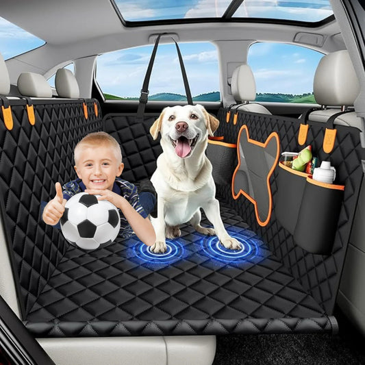 The Miracle Brands – Heavy-Duty Dog Car Seat Cover, 400 lbs. Support