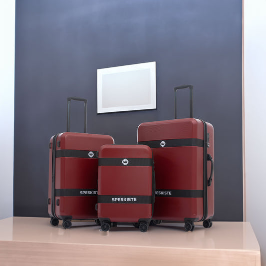 Luggage Sets New Model Expandable ABS+PC 3 Piece Sets with Spinner Wheels