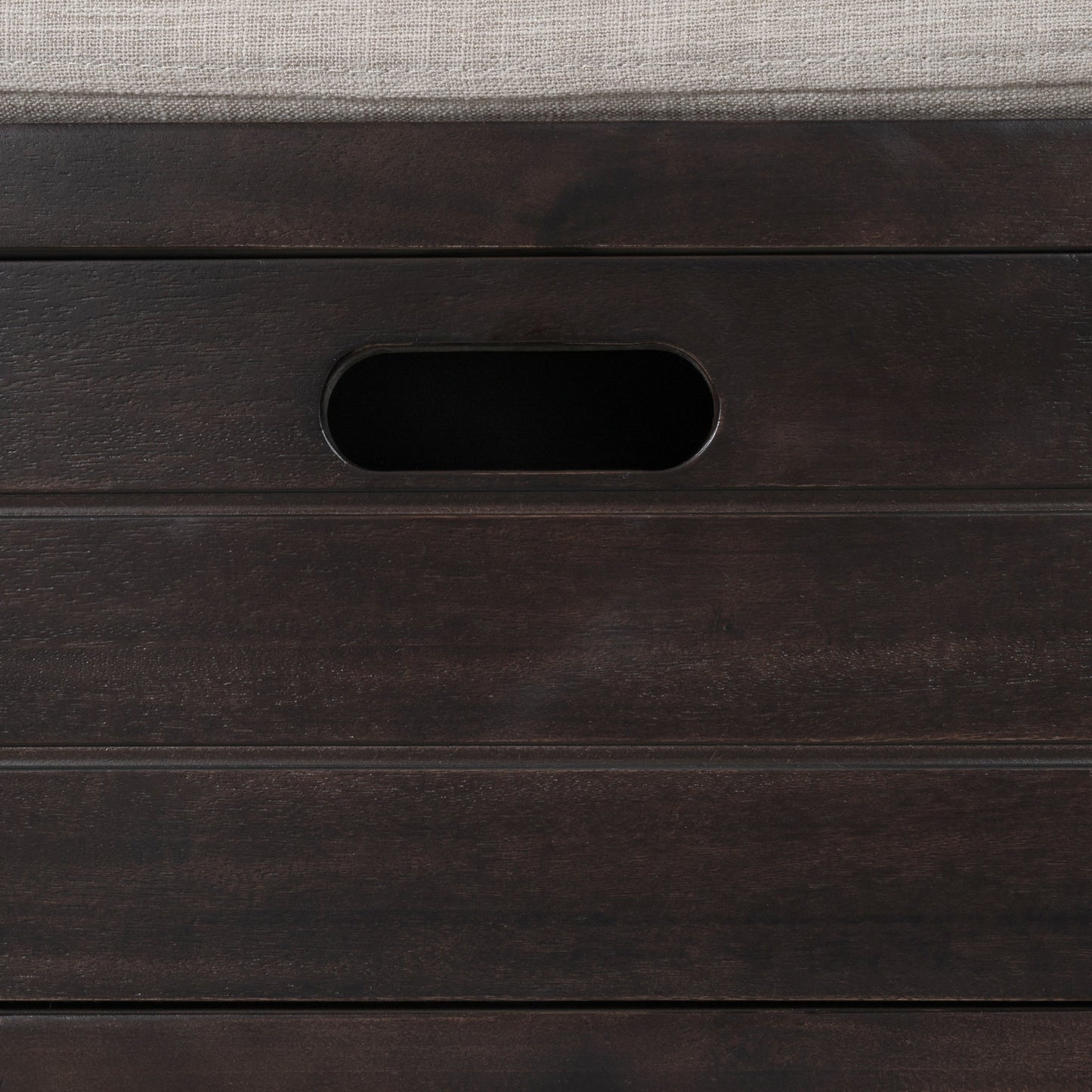 TREXM Storage Bench with Removable Basket and 2 Drawers